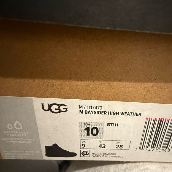 Men's Black High-Top Sneakers - Picture 11 of 13